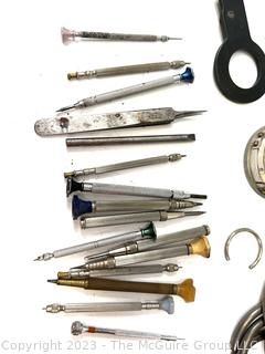 Grouping of Watchmakers Repair Tools