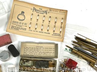 Grouping of Watchmakers Tools and Supplies