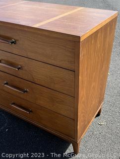 Mid Century Modern Four (4)  Drawer Dresser Chest.  19" x 33" x 36"