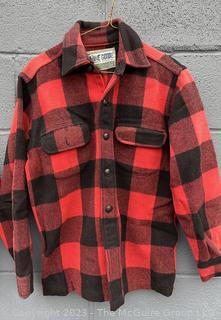 Two (2) Men's Vintage Flannel Shirts by Woolrich and Maine Guide