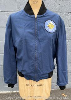 Hirsch Tyler Co. Men's Air Force Blue Jacket with Patch. Size 44 Reg.