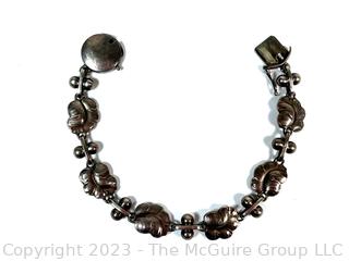 Georg Jensen "Moonlight Grapes" Sterling Silver Bracelet