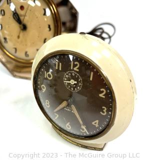 Eight (8) Travel Alarm Clocks