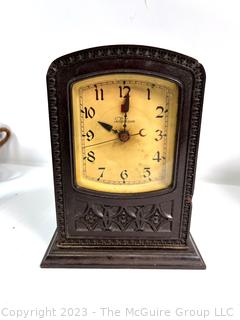 Three (3) Electric Mantel Clocks Including Hammond & Telechron