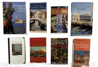 Eight (8) Books on Venice Italy