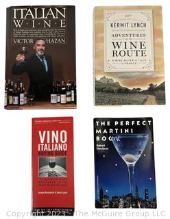 Four (4) Books on Wine