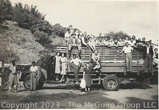 Three (3) Black & White Photographs. Scenes of Early 20th Century Rural American Life. 