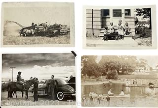 Grouping of Vintage Black and White Photos