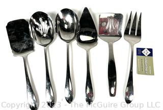 Six (6) Gorham Silver Plate Serving Utensils