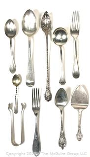 Collection of Sterling Silver Serving Utensils.  221 grams