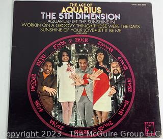 Three (3) Vinyl Record Albums Including Barry White, Stevie Wonders' Greatest Hits and The 5th Dimension