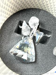 Swarovski Cut Crystal Cheerful Times Angel with Box