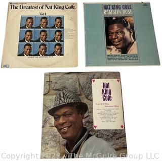 Three (3) Nat King Cole Vinyl Record Albums 