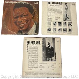 Three (3) Nat King Cole Vinyl Record Albums 