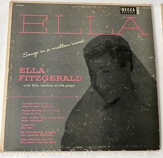 Three (3) Ella Fitzgerald Vinyl Record Albums 