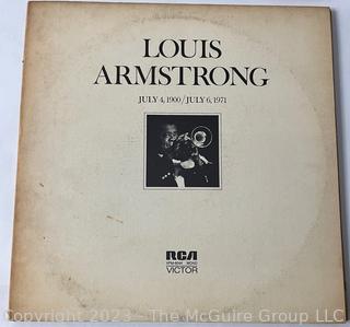 Two (2) Louis Armstrong Vinyl Record Albums