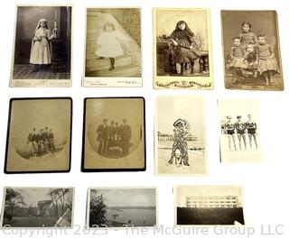 Collection of Cabinet Cards and Vintage Photographs