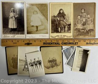 Collection of Cabinet Cards and Vintage Photographs