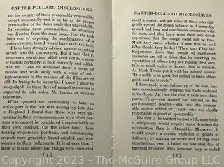 The Carter-Pollard Disclosures By Gabriel Wells · 1934. A response to Carter and Pollard's work, 'An Enquiry into the Nature of Certain Nineteenth Century Pamphlets'. Wells was the only person, to, in print, defend Thomas J Wise from the forgery scandal exposed in the aforementioned work by Carter and Pollard. 