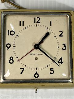 Seth Thomas Wall Mount Electric Clock
