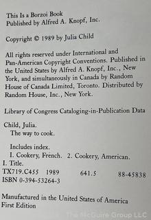 Four (4) French Cookbooks Including Julia Child