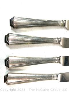 Gorham Sterling Silver Flatware Set. 1854 grams excluding dinner knives.