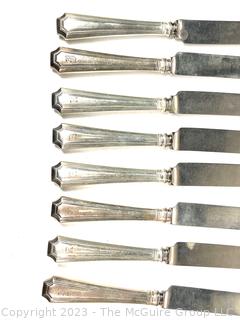 Gorham Sterling Silver Flatware Set. 1854 grams excluding dinner knives.