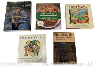 Five (5) Books on Italian Cooking