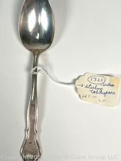 Three (3) Sterling Silver Teaspoons.  154 grams