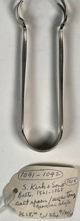 Four (4) Sterling Silver Serving Tongs.  100 grams