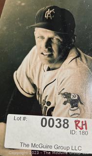 Arthur Rickerby Negative/Reprint of Kansas City Athletics Baseball Player possibly Marv Throneberry