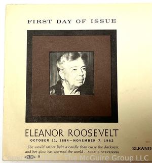 1963 First Day Cover Eleanor Roosevelt