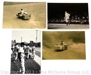 Four (4) Arthur Rickerby Negatives/Reprints including Mickey Mantle