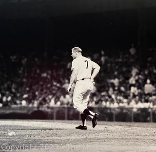 Four (4) Arthur Rickerby Negatives/Reprints including Mickey Mantle