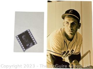 Arthur Rickerby Negative/Reprint of Unidentified Kansas City Athletics Baseball Player circa 1960