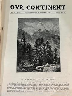 Our Continent, An Illustrated Weekly Magazine November 1882