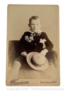 CVD Cabinet Card Photo of Young Boy