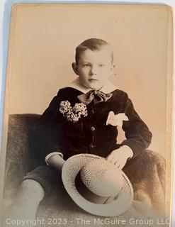 CVD Cabinet Card Photo of Young Boy