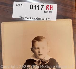 CVD Cabinet Card Photo of Young Boy