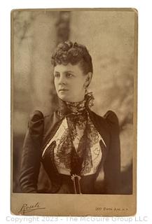 CVD Cabinet Card Photo of Woman