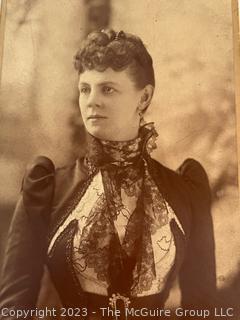 CVD Cabinet Card Photo of Woman