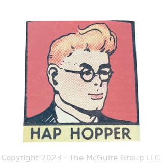 Illustration from Hap Hopper Comic Book. Measures 8 x 8 1/4"