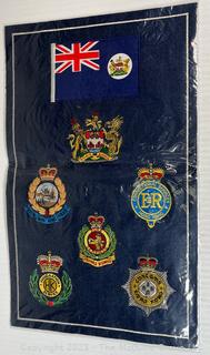 Historical British Crown Crest Patches Issued on Day When Hong Kong was returned to Chinese Rule. 