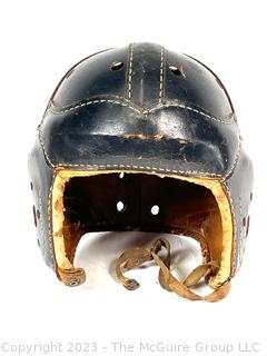 Leather Football Helmut circa 1940's