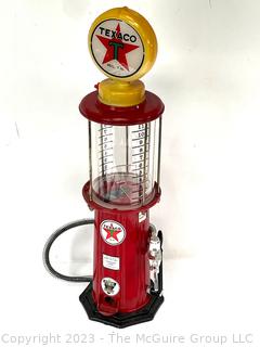 Vintage Texaco Gumball Dispenser  Plastic. 21"T 