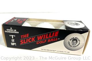 Slick Willie and CIA Golf Ball Sleeves