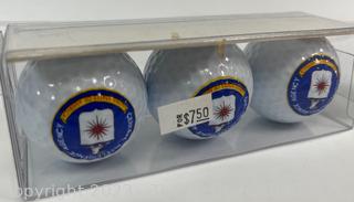 Slick Willie and CIA Golf Ball Sleeves