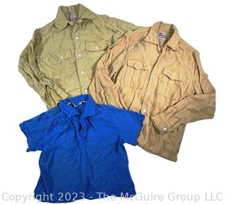 Three (3) Vintage Shirts Including  Westward-Ho, Jayson and Trafalgar Square Brands