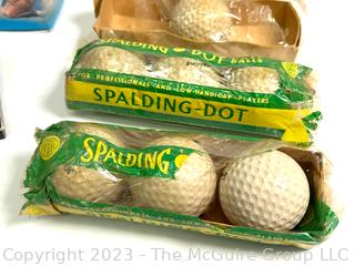 Collection of Vintage Golf Balls.
