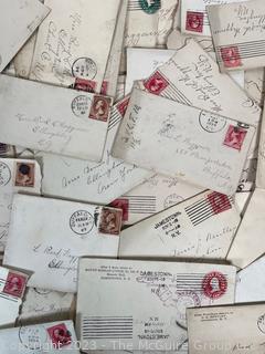 Large Collection of Correspondence from the late 1800s 